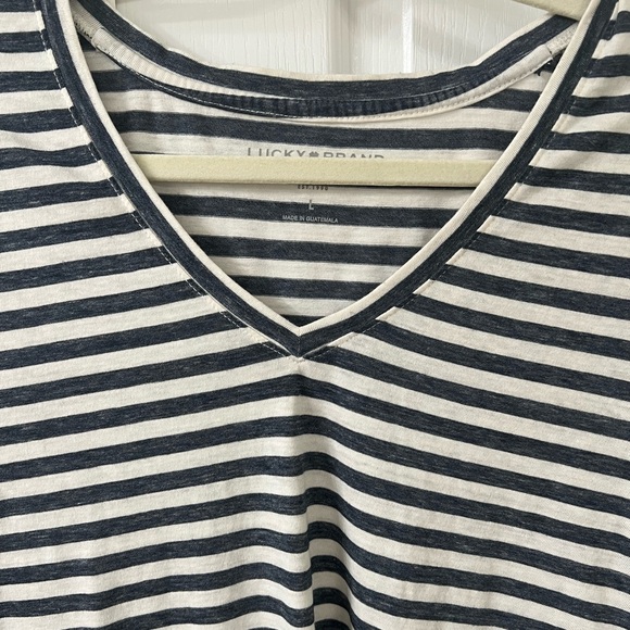 Lucky Brand Striped Casual Top - Picture 4 of 5